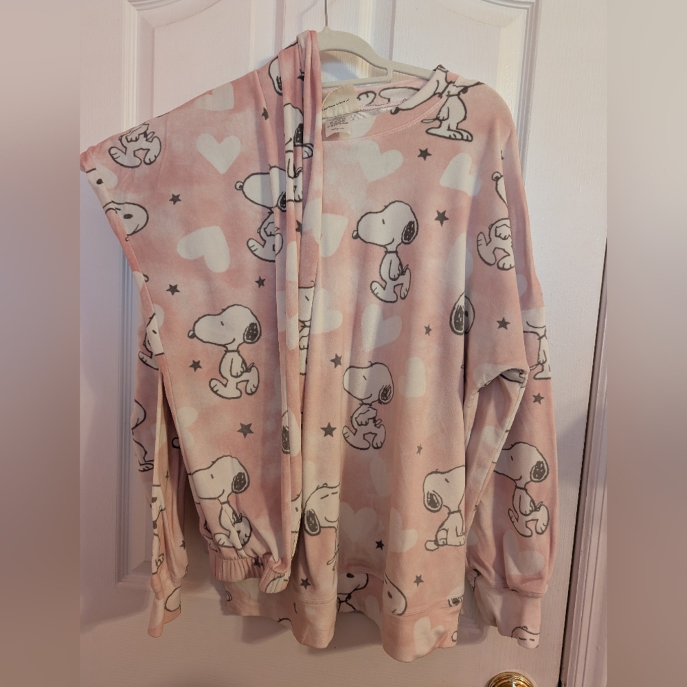 Munki Munki Peanuts Snoopy Pajamas Set Size XL EUC